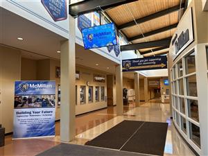 Entryway of McMillan Middle