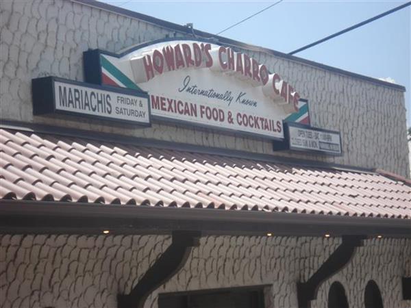 Exterior of Howard's Charro Cafe