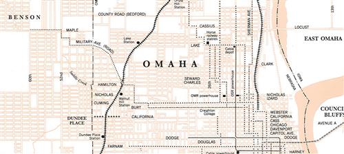 1889 Streetcar Map 