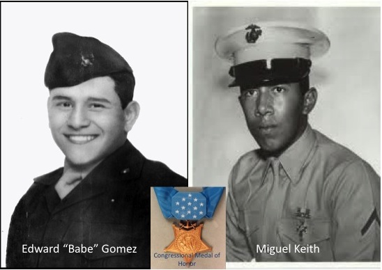Edward "Babe" Gomez, Miguel Keith and the Congressional Medal of Honor