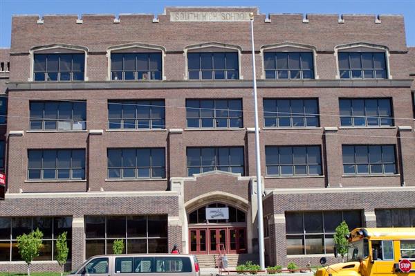 Exterior of South High School