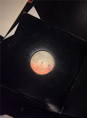 Photograph of hip hop record