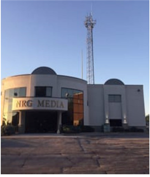 Exterior of NRG Media station