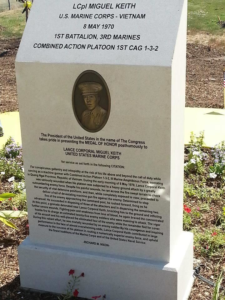 Miguel Keith memorial