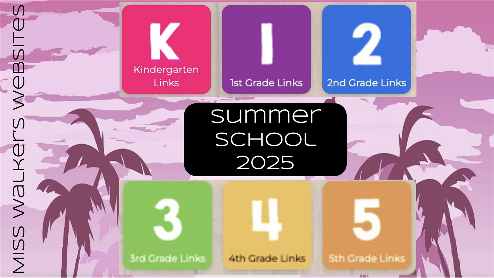 Summer School Links 2025
